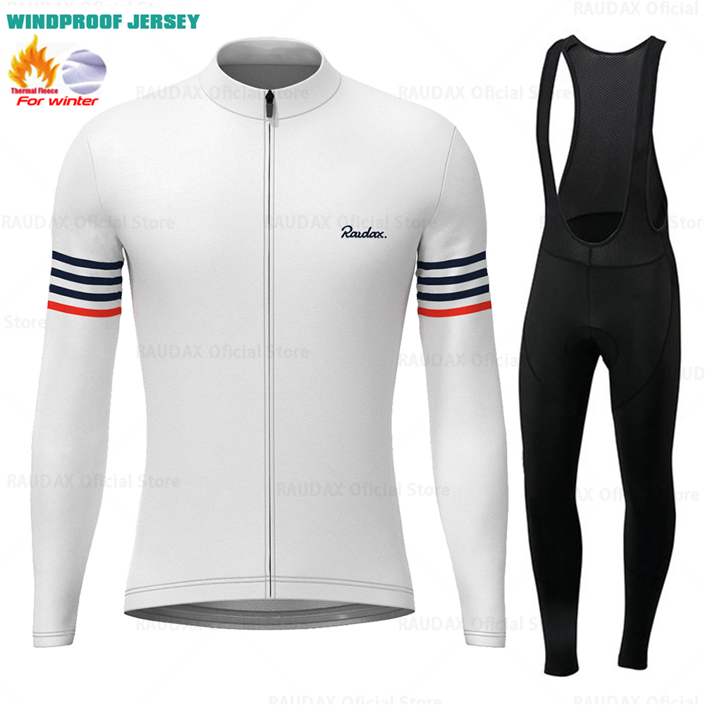 Cycling Gear Jersey - Raudax Winter Windproof Fleece Jersey Ropa