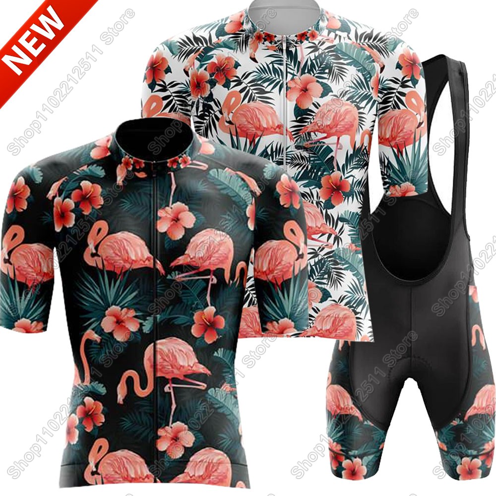 Cycling Gear Jersey - 2025 Flamingo Cycling Jersey Set Bicycle