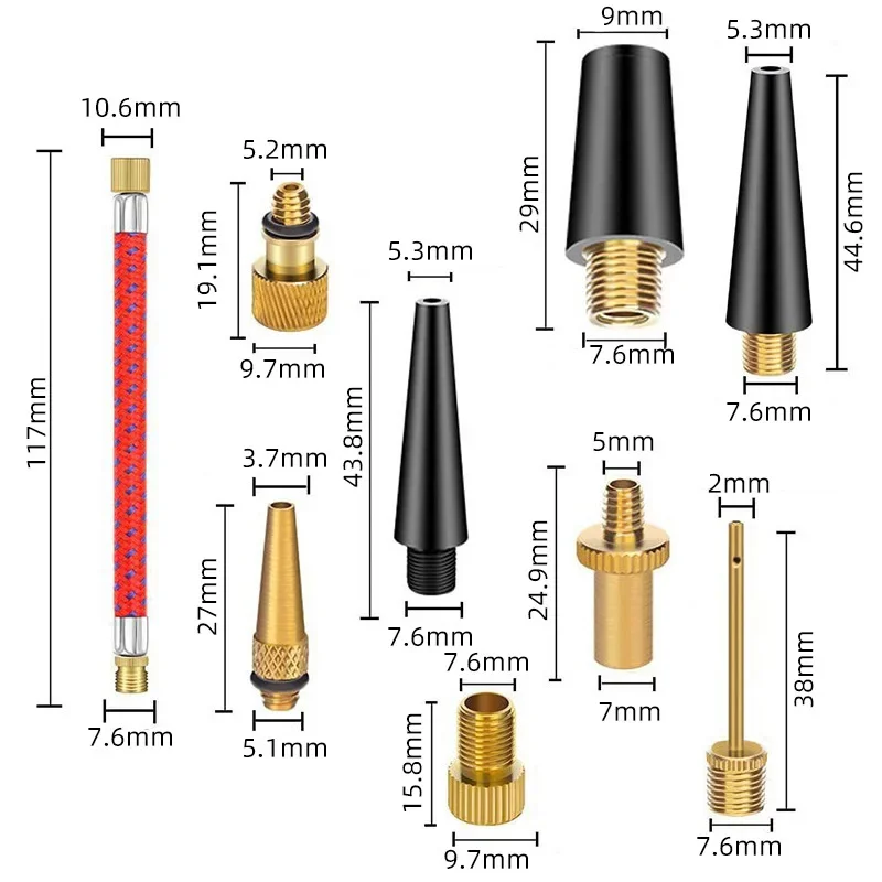 21/26PCS Bike Tire Inflator Ki - Bike Tube Repair Kit ulasan dan harga