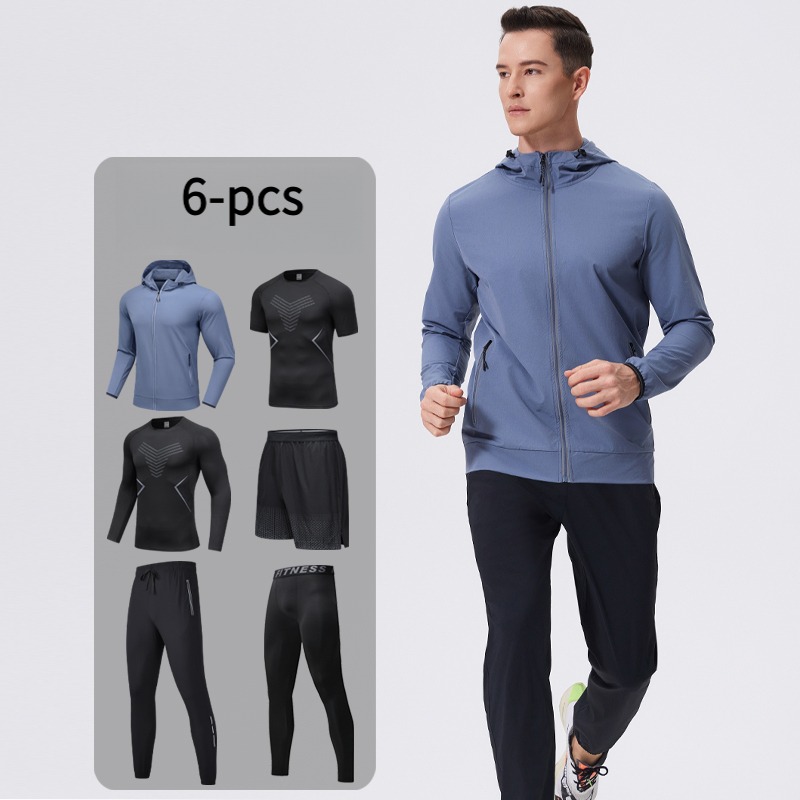 Men's 6-Piece Sportswear Set w - Cycling Gear For Men ulasan dan harga