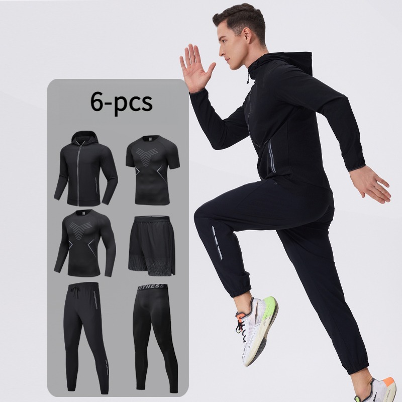Men's 6-Piece Sportswear Set w - Cycling Gear For Men ulasan dan harga