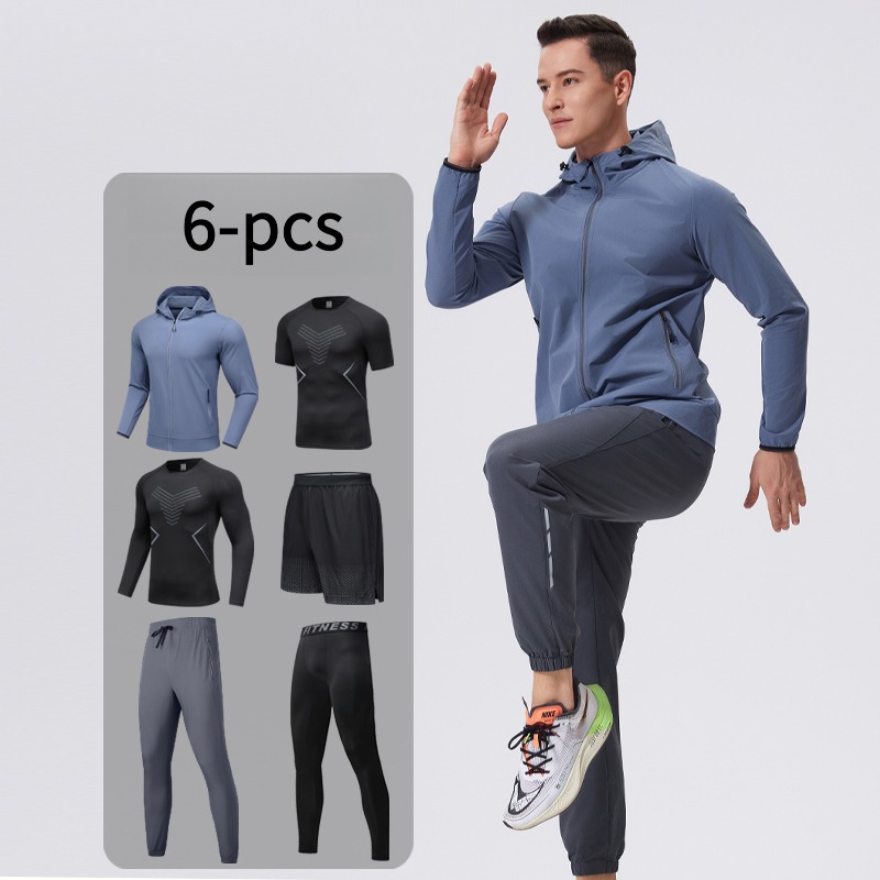 Men's 6-Piece Sportswear Set w - Cycling Gear For Men ulasan dan harga