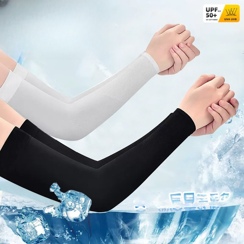 2pcs Ice Silk Arm Sleeves, Bre - Cycling Gear For Men ulasan dan harga