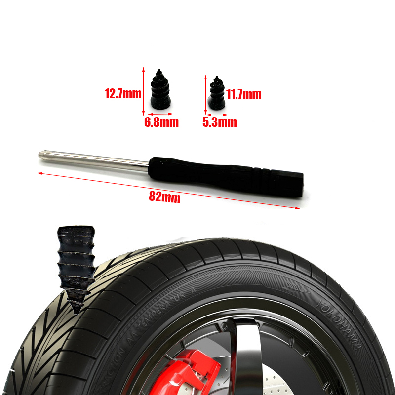 12PCS 24PCS Motorcycle Vacuum  - Bike Tube Repair Kit ulasan dan harga