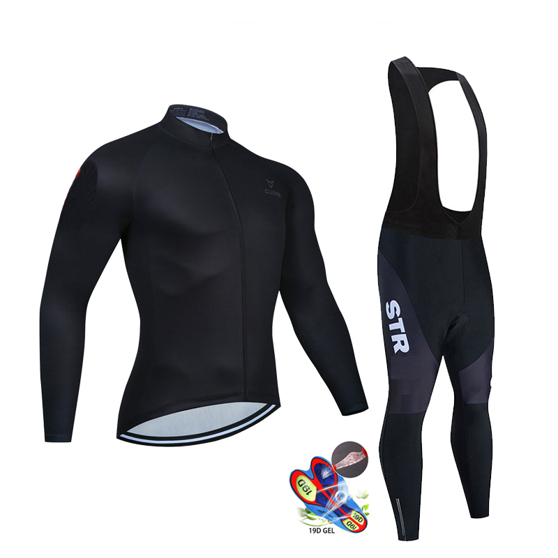 Autumn Black Cycling Jersey Se - Cycling Gear Jersey ulasan dan harga