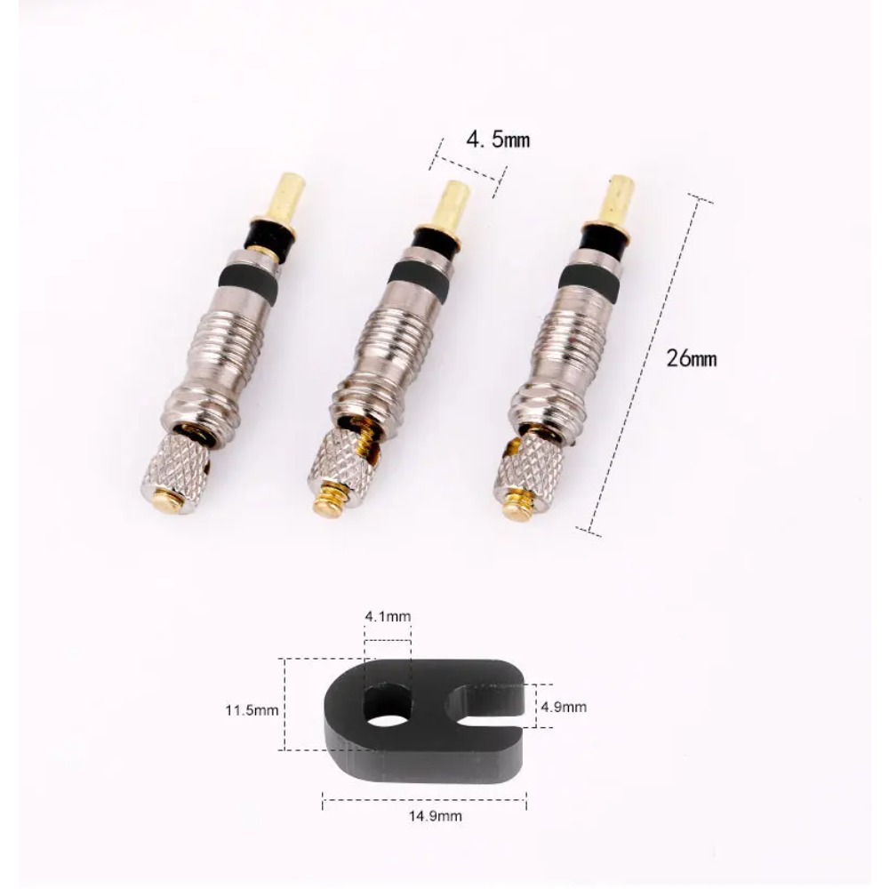 6/18Pcs Bicycle Valve Core Fre - Bike Tube Repair Kit ulasan dan harga