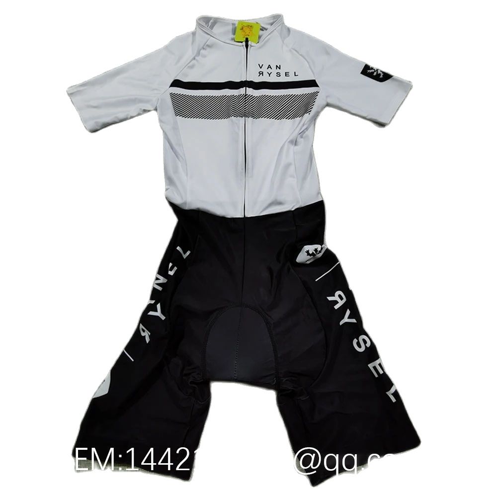 Vanrysel White/black One-piece - Cycling Gear Jersey ulasan dan harga