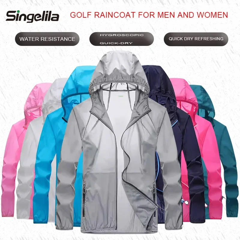 Golf Raincoat Lightweight Jack - Cycling Gear For Men ulasan dan harga
