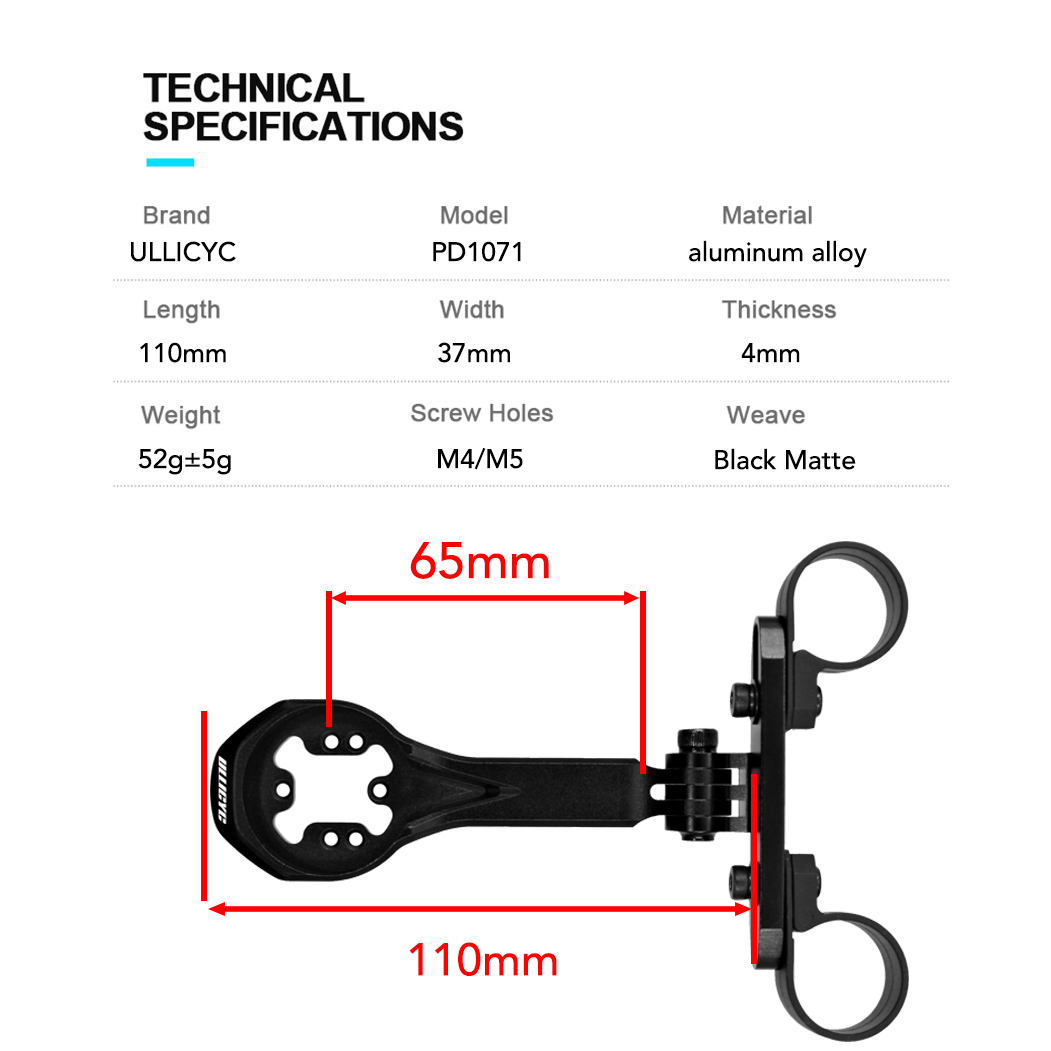 ULLICYC Aluminium Bike Compute - Cycling Gear Mount ulasan dan harga