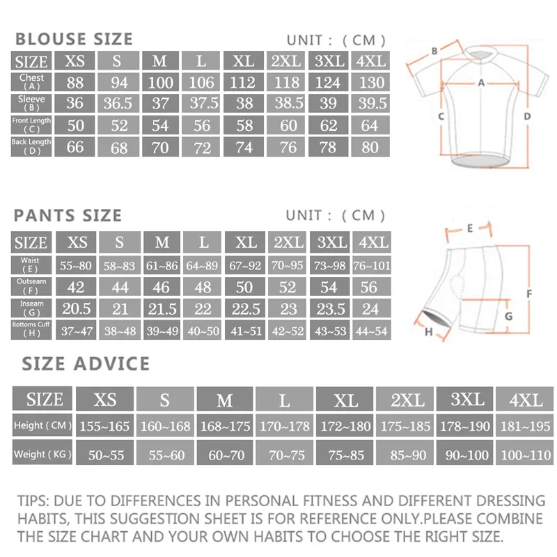 -Pro Cycling Jersey Set, Sport - Cycling Gear Jersey ulasan dan harga