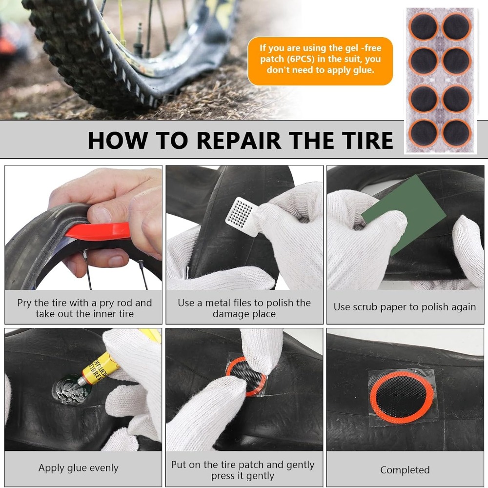 Bike Tire Repair Kit,Bicycle I - Bike Tube Repair Kit ulasan dan harga