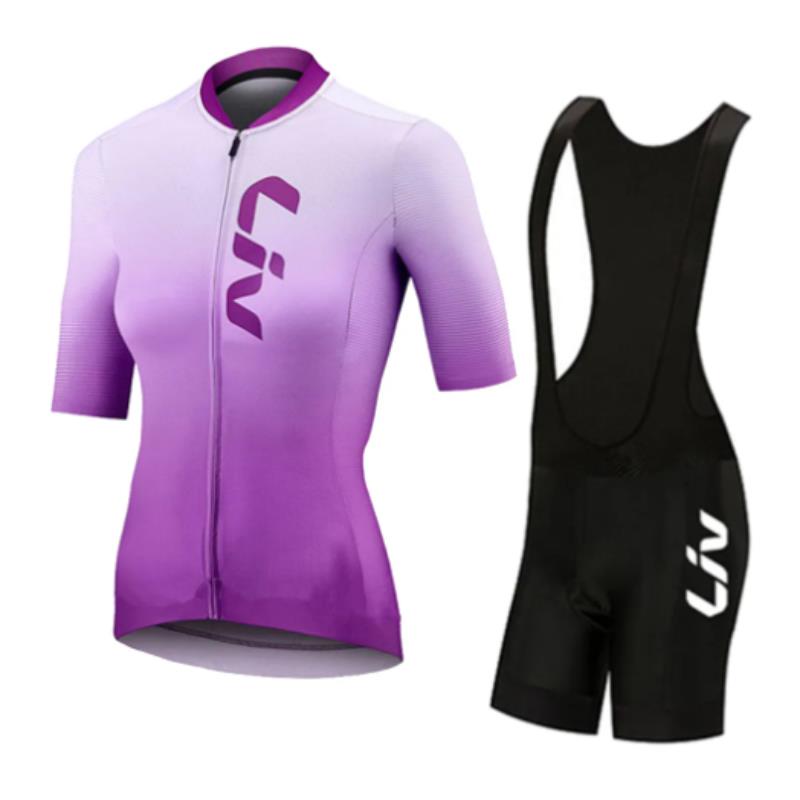 LIV Summer Cycling Jersey Bib  - Cycling Gear Jersey ulasan dan harga